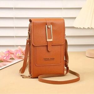 Forever Young Crossbody Bag, color tan